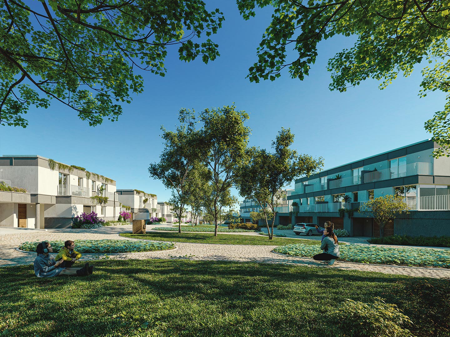 Render geral e realista do Splendouro Village