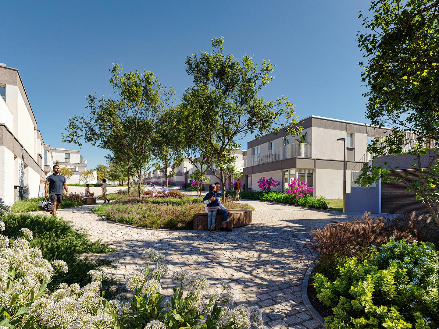 Render geral e realista do Splendouro Village